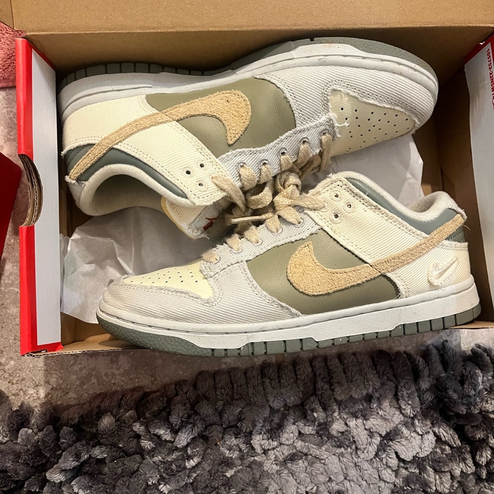 Nike Red and White Sneakers